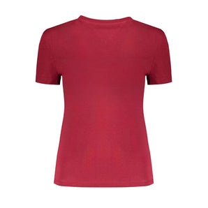 Tommy Hilfiger Red Cotton Tops & T-Shirt