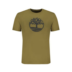 Timberland Green Cotton Men T-Shirt