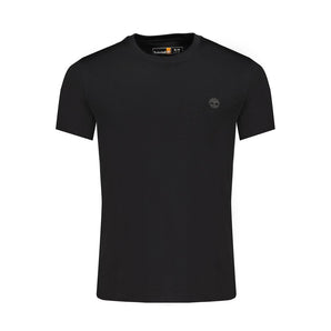 Timberland Black Cotton Men T-Shirt