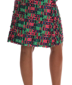 Dolce & Gabbana Elegant Jacquard High Waist Pencil Skirt Dolce & Gabbana 