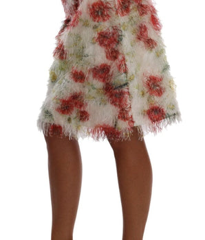 Dolce & Gabbana Elegant Floral High-Waist Pencil Skirt Dolce & Gabbana 