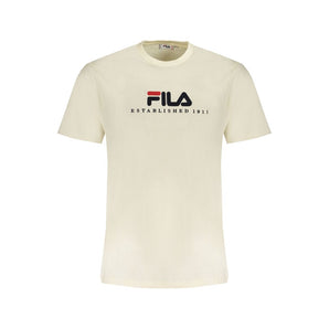 Fila Beige Cotton Men T-Shirt