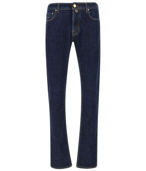 Men's Jacob Cohen Blue Stretch Denim Jeans