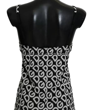 Dolce &amp; Gabbana Bañador sin mangas con estampado DG Mania negro