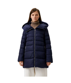 Add Blue Nylon Women Jacket