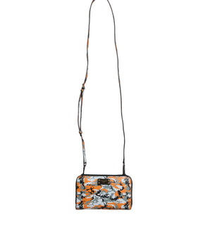 Dolce & Gabbana Multicolor Camouflage Leather Purse Cross Body Bag