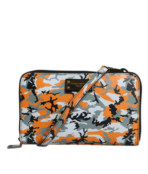 Dolce & Gabbana Multicolor Camouflage Leather Purse Cross Body Bag