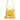 Patrizia Pepe Yellow Leather Shoulder Strap Top Handle Bag