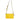 MSGM Yellow Leather Logo Crossbody Sling Shoulder Bag