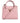 Versace Pink Small Top Handle Grainy Calf Leather Crossbody Bag