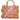 Versace Pink Yellow Baroque Fabric Leather Shopping Tote Bag