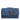 Versace Blue Quilted Denim Leather Crossbody Shoulder Bag