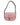 Versace Pink Grainy Calf Leather Logo Crossbody Shoulder Bag Versace 