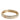 Dolce & Gabbana Gold Tone Brass Crystal Stass DG Round Bangle Bracelet