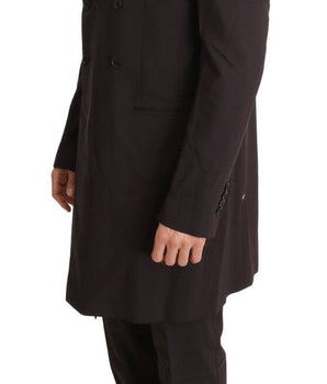 Dolce & Gabbana Elegant Bordeaux Double Breasted Suit Dolce & Gabbana 
