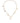 Dolce & Gabbana Gold Tone Brass Chain Religious Cross Pendant Necklace Dolce & Gabbana 