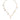 Dolce & Gabbana Gold Tone Brass Chain Religious Cross Pendant Necklace Dolce & Gabbana