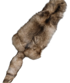 Dolce & Gabbana Brown Frost Fox Fur Neck Warmer Winter Scarf