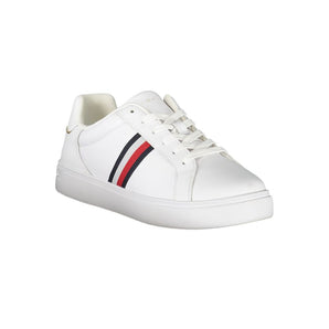 Tommy Hilfiger White Leather Women Sneaker