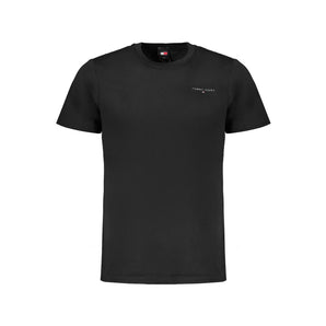 Tommy Hilfiger Black Cotton Men T-Shirt