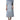 Dolce & Gabbana Light Blue Silver Jacquard A-line Midi Dress