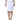 STK White Cotton Stretch High Waist Pencil Cut Knee Length Skirt