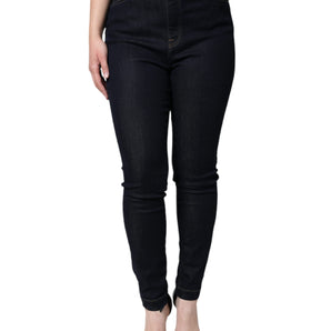 Dolce & Gabbana Black GRACE High Waist Skinny Denim Jeans