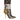 Dolce & Gabbana Multicolor Patchwork Print Heeled Boots Shoes