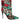 Dolce &amp; Gabbana Botas a media pantorrilla con rosas y leopardo multicolor Zapatos