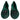 Dolce & Gabbana Green Lace Crystal Ballet Flats Loafers Shoes