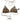 Dolce & Gabbana Brown Leopard Halter Beachwear Swimwear Bikini Top