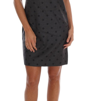 Dolce & Gabbana Chic Sleeveless Polka Dot Wool Dress Dolce & Gabbana 