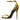 Dolce & Gabbana Yellow Leather Di Calfskin Sandal