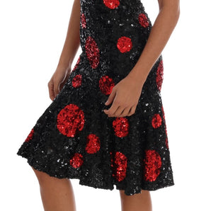 Dolce &amp; Gabbana Elegant Polka Dotted Shift Dress