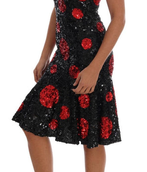 Dolce & Gabbana Elegant Polka Dotted Shift Dress Dolce & Gabbana 