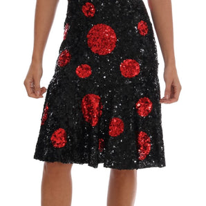 Dolce &amp; Gabbana Elegant Polka Dotted Shift Dress