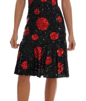 Dolce & Gabbana Elegant Polka Dotted Shift Dress Dolce & Gabbana 