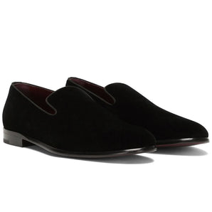 Dolce & Gabbana Black Cotton Loafer