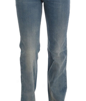 Costume National Blue Wash Cotton Classic Jeans Costume National 