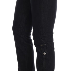 Costume National Svelte Dark Blue Cotton Slim Jeans