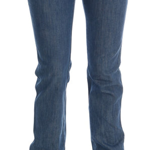 Costume National Super Slim Blue Wash Cotton Jeans