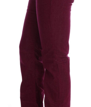 Costume National Red Wash Cotton Stretch Denim Jeans Costume National 