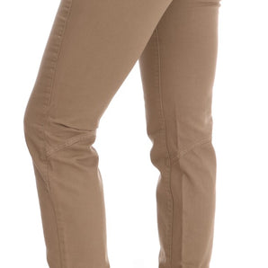 Costume National Beige Super Slim Fit Denim Delight