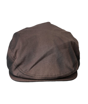 Dolce & Gabbana Brown Cotton Cloth Newsboy Hat Men