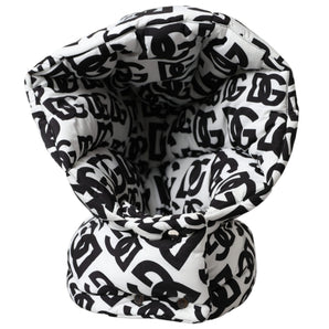 Dolce & Gabbana White Logo Whole Head Wrap Hat Men