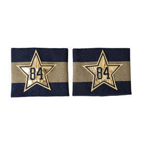 Dolce & Gabbana Black Gold Logo Star 84 Viscose Wristband