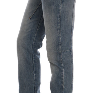 Costume National Chic Blue Slim Fit Designer Jeans