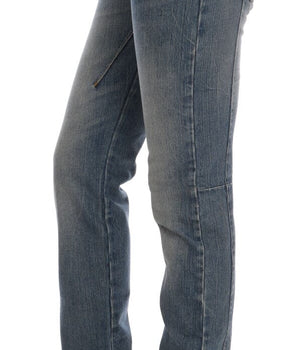 Costume National Blue Cotton Stretch Denim Jeans Costume National 