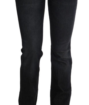 Costume National Dark Blue Cotton Slim Fit Jeans Costume National 