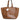 Brunello Cucinelli Brown Leather Logo Shoulder Strap Shopping Tote Bag